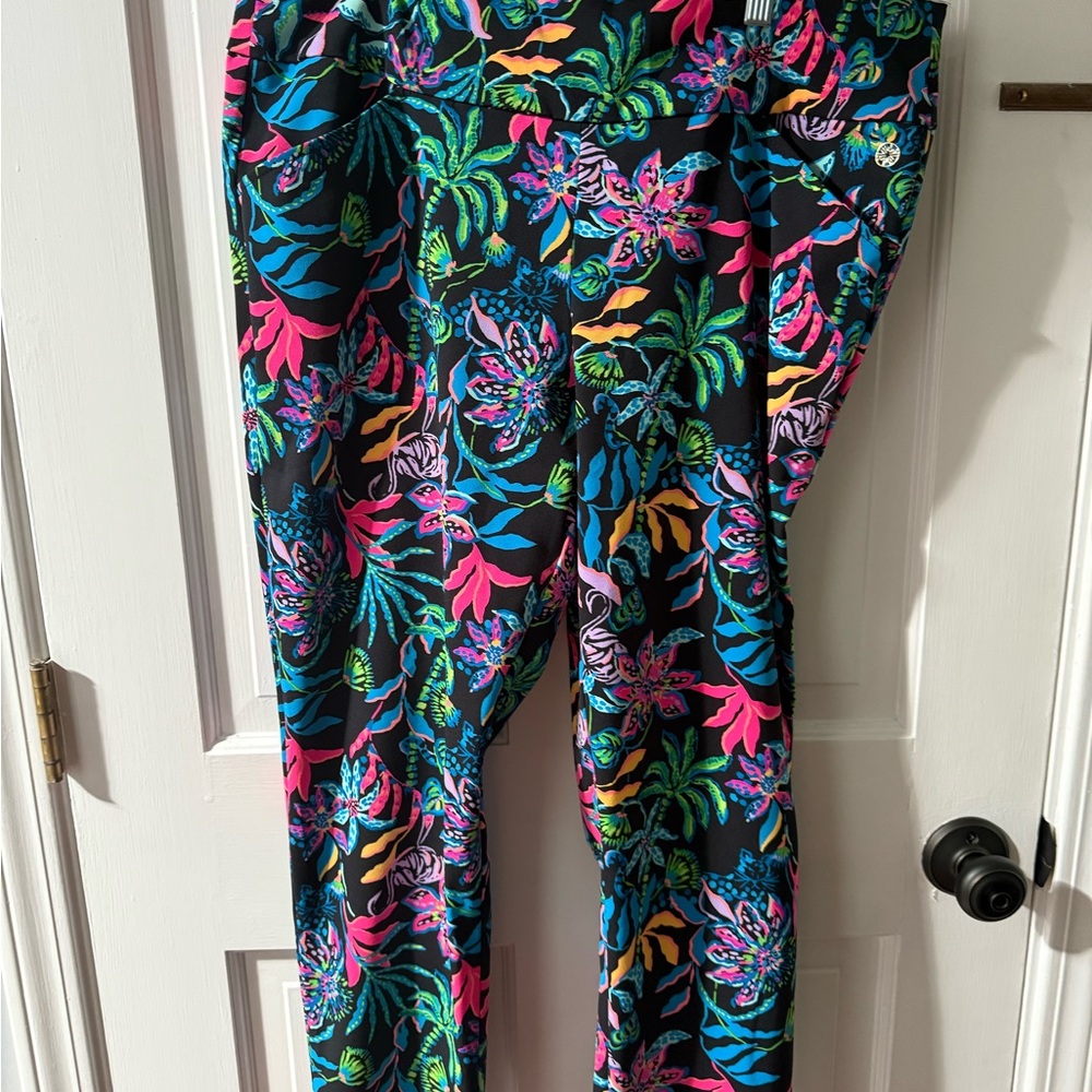 Lilly Pulitzer Vibrant Floral Print Leggings